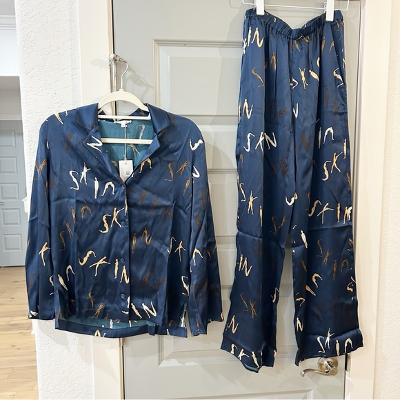 NWT Skin Tamsyn Silk Embody Pajama Set - Picture 4 of 7